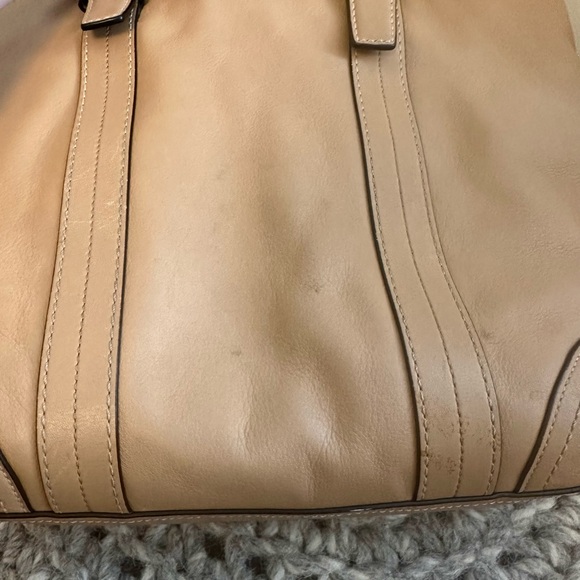 Coach Tan Leather Hampton Bag - Picture 5 of 12